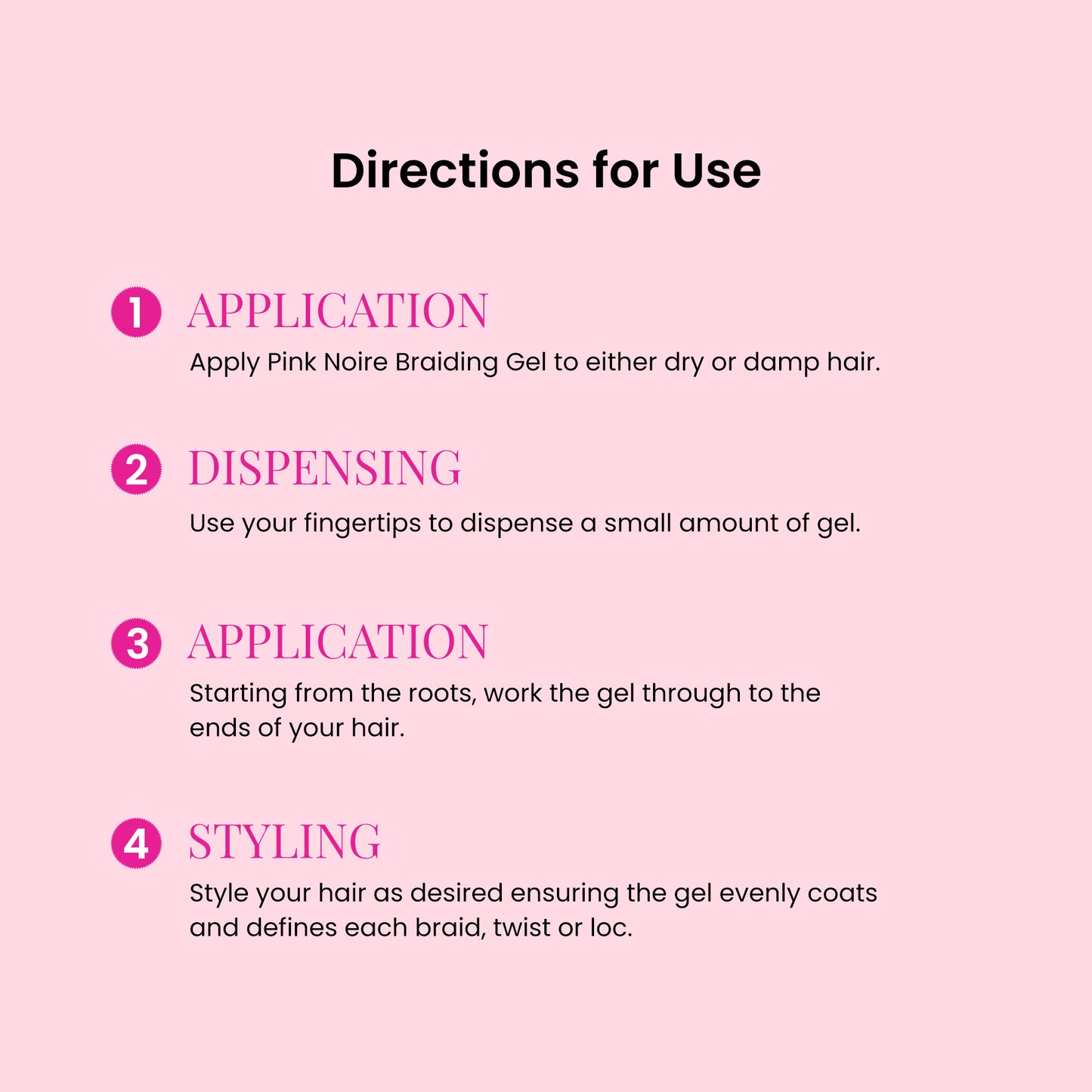 Large Braiding Gel 3 Pack