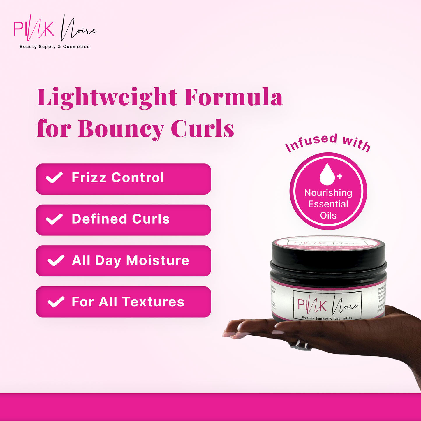 Curl Cream 7 fl oz | Lightweight Defining Cream For Curl Enhancing