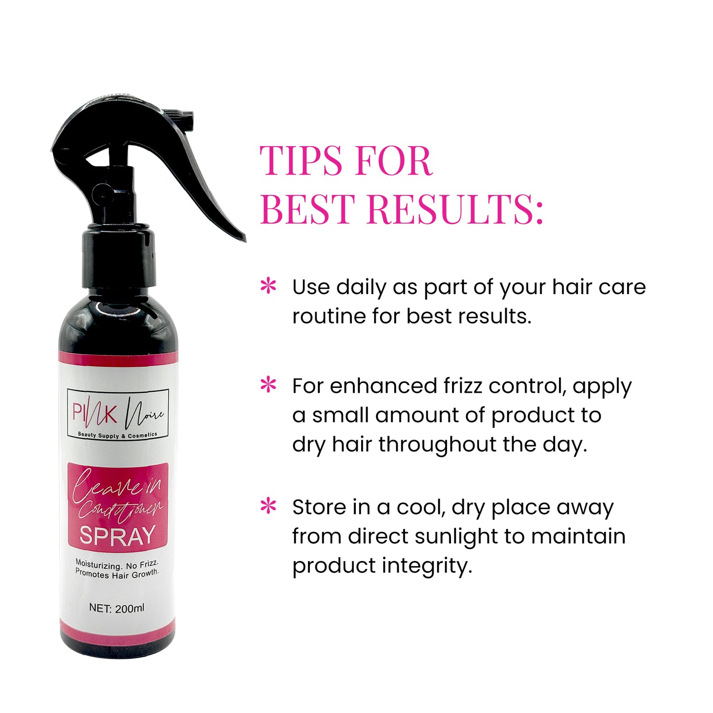 Pink Noire Leave-In Conditioner Spray