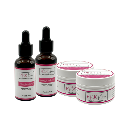 2 Hair Oil + 2 Edge Control