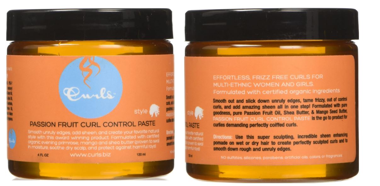 Curls Control Paste Passion Fruit