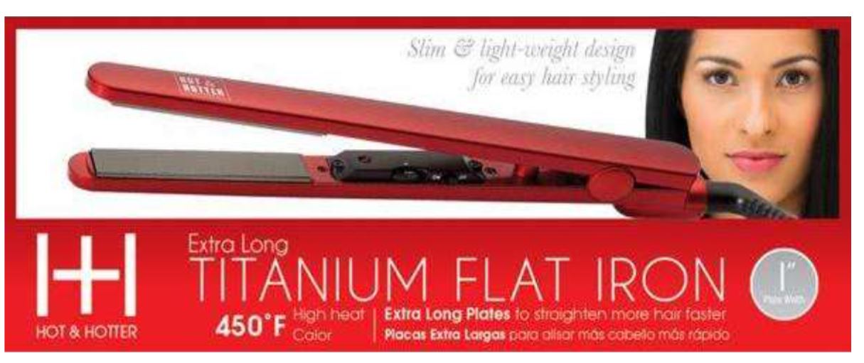 H&H Titanium Flat Iron