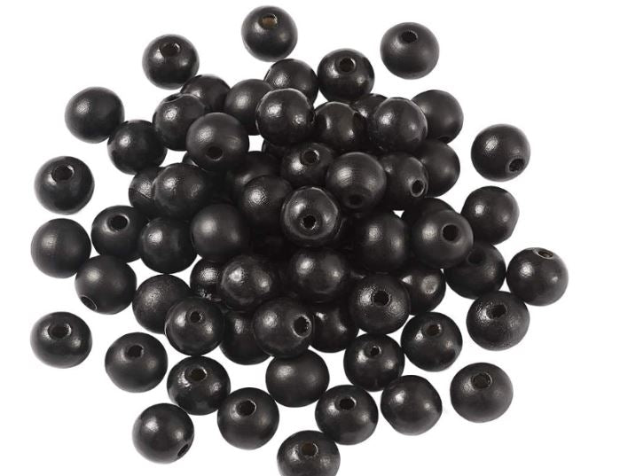 Wooden Bead Bkack NO81054LD