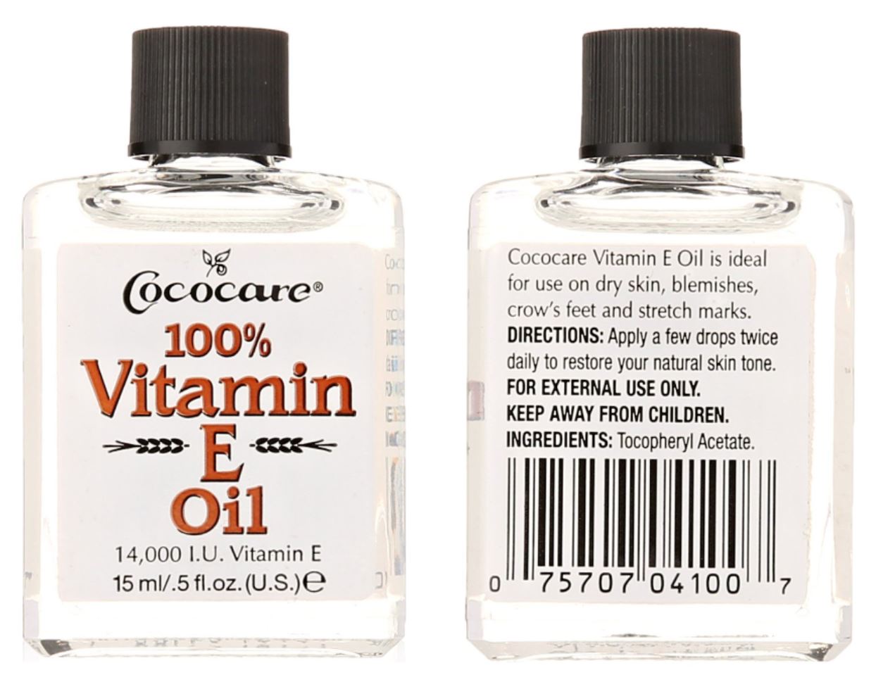 Cococare Vitamin E Oil 100% .5oz