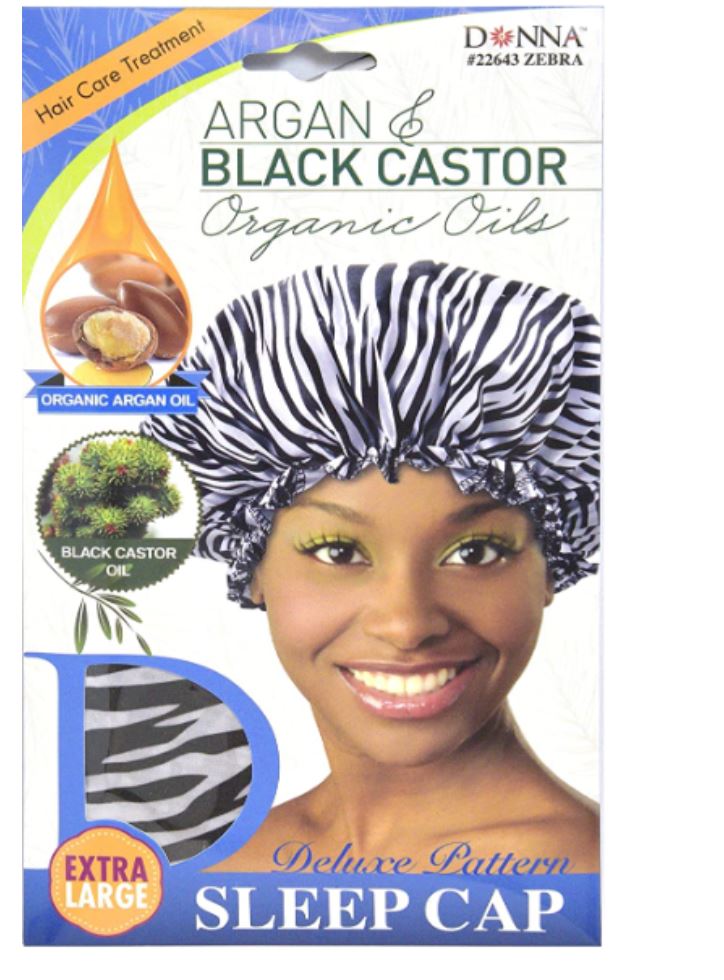 Donna Prem Sleep Cap XLG Zebra