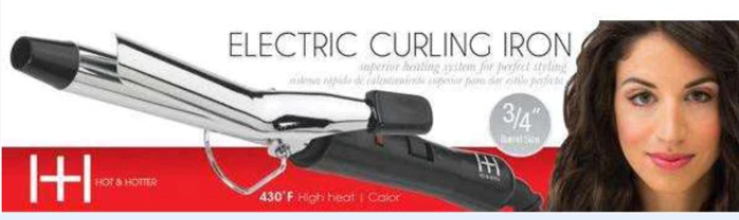 H&H Electrical Curling Iron 3/4in