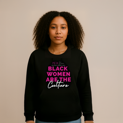 Women's Long Sleeve T-shirt - Black Women Are the Culture