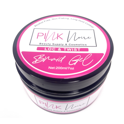 Braiding Gel 7 fl oz | Extreme Hold Gel for Locs, Retwists, and Braiding Hair