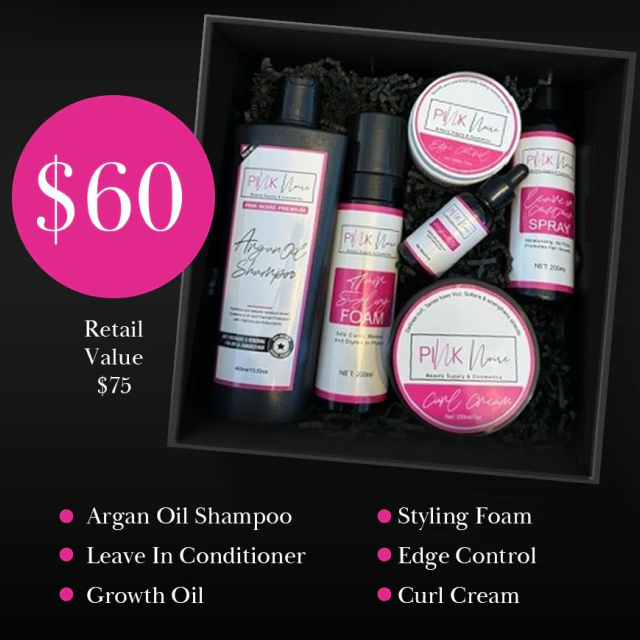 Pink Noire Hair Care Gift Set