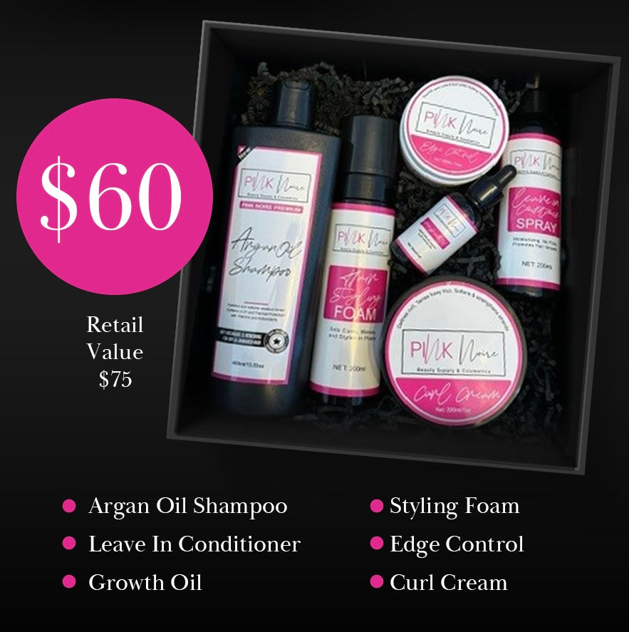 Pink Noire Hair Care Gift Set