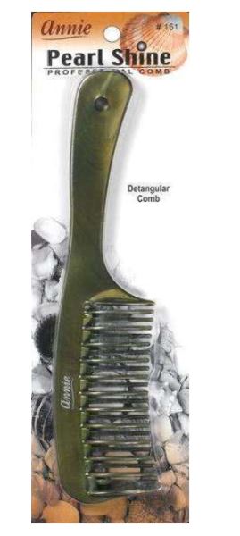 Annie Pearl Shine Detangular Comb