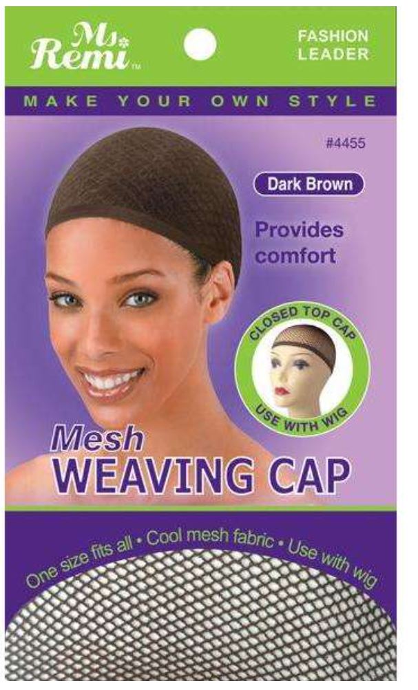 Mesh Weaving Cap Dark Brown