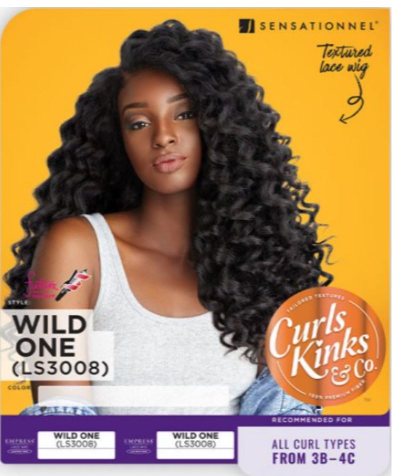 Lace Front Edge " Wild One " Curls Kinks