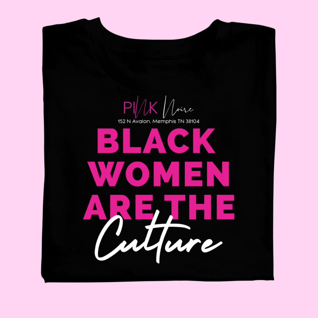Limited Edition Pink Noire Women Are The Culture Grand Opening Tee
